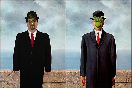 Magritte's Ben of Man vs. Son of Man