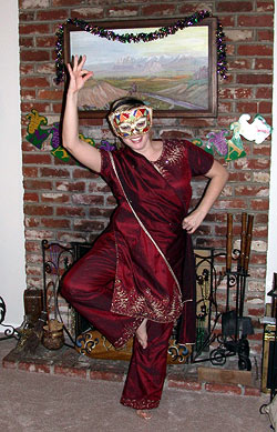 Indian Melanie with Mask