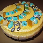Closeup of Collage Necklace Cheesecake