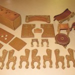 "Carved" Piping Detail on the Gingerbread Furniture
