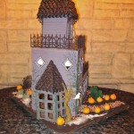 Ghoulish Gingerbread Haunted House Full View