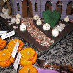 Ghoulish Gingbread Haunted House with Fog