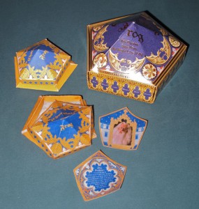 Papercraft, theme park and edible Chocolate Frog boxes