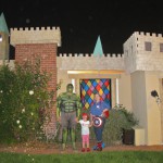 The Avengers - Hulk, Spidey & Captain Rosie America with 2 ghosts