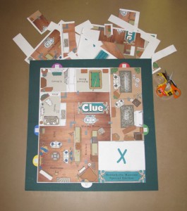 Custom Clue Game Board 2013