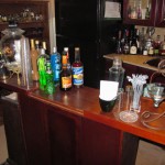 The Lounge bar before the party