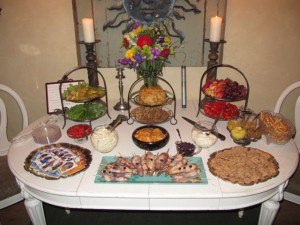 Weapons & Food in the Dining Room