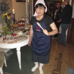 Tina posed perfectly in her costume as the Cook from the Clue movie!