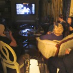 About 2/3rds of the guests wanted to watch the movie while others stayed chatting in the Conservatory...