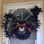 Scary Door Wreath Reaching For You!