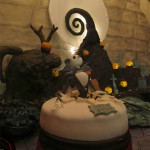 Marcie's Jack Cake in front of Edible Spiral Hill