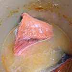Salt fish well-preserved in the brine much longer than 30 days