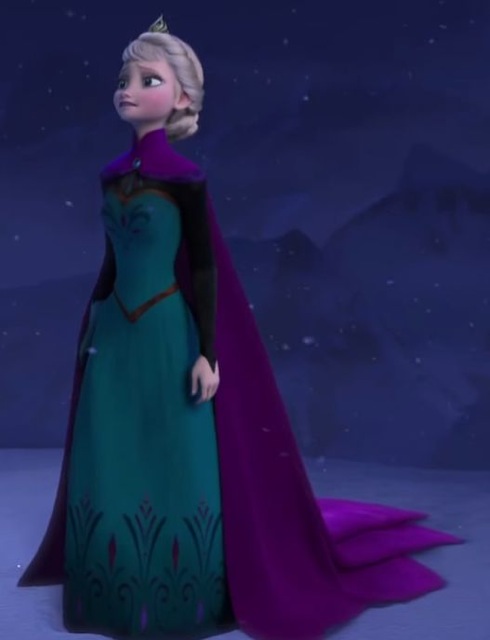 elsa as queen