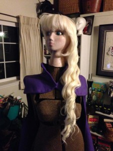 Platinum Blonde Wig Before Styling