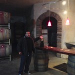 Scary Jerry in the barrel room at Schweiger