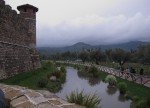 View across Napa Valley from the castle