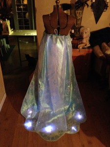 Snowflake cape with lights!