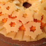 Cheese Snowflakes on the Cheese Tray