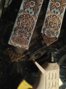 Bookmarks for one of the illuminated manuscripts