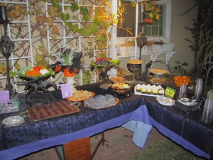 Backyard Food Table by Tash