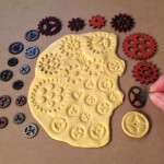 custom food-grade silicone mold of various gears