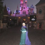 Queen Elsa at Sleeping Beauty's Castle