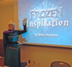 Queen Elsa is ready to show Frozen Inspirations