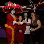 Creepy Cuisine winners Debi & daughters for their Puking Pumpkin!