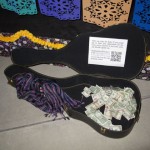 Grand total of $219.84 of donations to UNICEF in Ricardo's guitar case