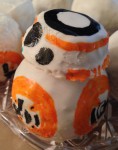 BB-8 Carrot Cupcake Closeup