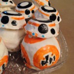 BB-8 Carrot Cupcake Closeup