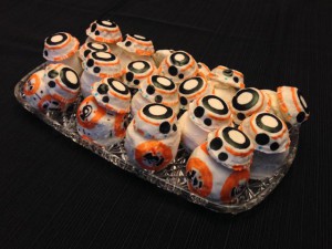 BB-8 Carrot Cupcakes 