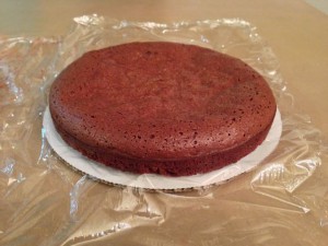 Flourless Chocolate Cake Layer