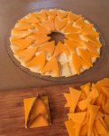 Cutting Star Trek Chevron Cheeses