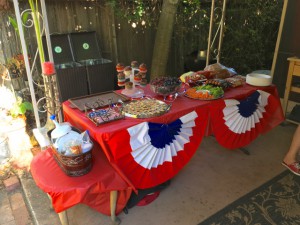 Outer Patio Food Table