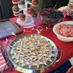 Sparkling Sugar Stars, Watermelon Salad, and Ben's Chocolate Frosted Banana Cupcakes
