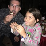 Kevin & Ellie enjoying their Star Spangled S'mores