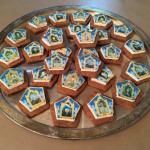 Chocolate Frog Marshmallow Cards on Homemade Graham Crackers
