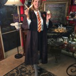 7th year Hogwarts student Britta show the new recipes Golden Snitches and Chocolate Frog S'mores to Prepare for the Cursed Child