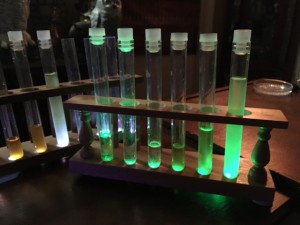 Green Lighted Test Tube Racks 