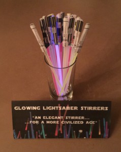 Glowing Lightsaber Stirrers 