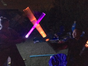 Lightsaber fight!