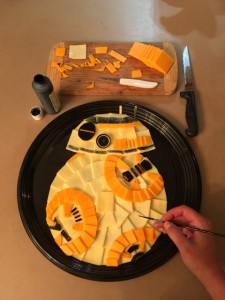 Creating my BB-8 Cheese Plate