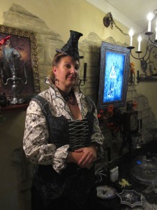 The Webmistress with her portrait
