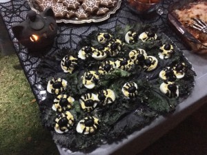 Creepy Cuisine winner: Sheila's Spider Deviled Eggs