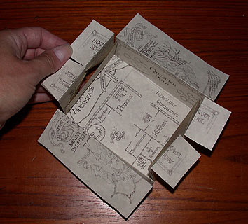 Marauders' Map 2005 - two layers unfolded